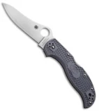 Spyderco Stretch Super Blue Knife Gray FRN (3.5" Satin) C90FPGYE