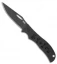 SOG SlipTron Folding Knife (3" Black Plain) STR02