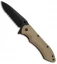 Maxpedition Ferox Liner Lock Knife Khaki (3.25" Black Serr)