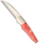 Jason Clark Custom Hybrid Wharncliffe Flipper Stabilized Bone Knife (3.5" Plain)