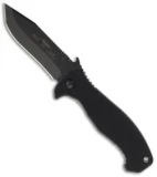 Emerson Mini CQC-15 BT Knife Tanto w/ Wave (3.5" Black Plain)