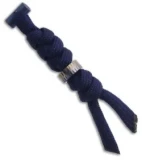 Chris Reeve Knives Large Midnight Blue Cord Tie Lanyard w/ Gears Bead