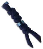 Chris Reeve Knives Small Midnight Blue Cord Tie Lanyard w/ Blue Bead