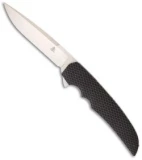 Jason Clark Custom Large Drop Point Framelock Flipper C-Tek Knife (4.5" Satin)