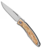 Chris Reeve Mnandi Knife Box Elder Burl (2.75" Satin S45VN)
