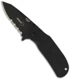 Boker Plus CLB Trance Frame Lock Knife Black (2.75" Black Serr) 01BO596