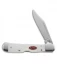 Case SparXX Mini Copperlock Knife 3.625" Jigged White Delrin (61749L SS) 60185