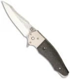David Broadwell Custom Tactical Folder Linerlock Knife (4" Satin)