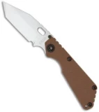 Strider SnG Tanto Frame Lock Knife Coyote Brown G-10 (3.5" Stonewash)
