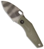 Strider SJ75 Mini Titanium Framelock Knife w/ Green G10 (3" Tiger Stripe)