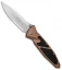 Microtech Socom Elite Manual Knife Tan (4" Stonewash Serr) 160-11TA