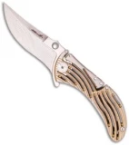 Brian Tighe Custom Tighenee Rod Knife Bronze Titanium Folder (2.75" Satin)