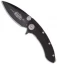 Microtech Whaleshark Flipper Knife G-10 (3.63" Black Plain) 167-1C Chisel