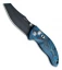 Hogue Knives EX04 Wharncliffe Knife Blue Lava G-Mascus (4" Plain) 34443