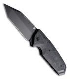 Hogue Knives EX02 Knife Tanto Black/Gray G-Mascus (3.75" Plain) 34249