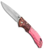 Buck Bantam BBW Lockback Knife Pink Mossy Oak Camo (2.75" Satin) 0284CMS10