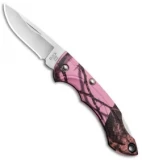 Buck Nano Bantam Lockback Knife Pink Mossy Oak Camo (1.88" Satin) 0283CM10-B