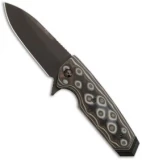 Hogue Knives EX02 Knife Spear Point Flipper Black/Gray G-Mascus (3.375" Plain)