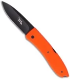 LionSteel Big Opera Orange G10 Folding Knife (3.5" Black) Italy 8810 OR