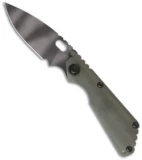 Strider SnG CC Green G-10 Folding Knife (3.5" Tiger Stripe Plain)