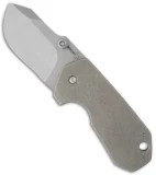 Boker Plus Anso Albatros Frame Lock Knife Titanium (2.5" Stonewash) 01BO621