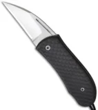 Chuck Gedraitis Extra Small Snubnose Folder Knife Carbon Fiber (1.75" Satin)