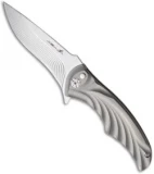 Brian Tighe Custom Tighe Coon Knife Titanium Folder (3.75" Satin)