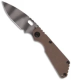 Strider SnG Coyote G-10 Folding Knife (3.5" Tiger Stripe Plain)