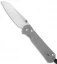 Chris Reeve Large Sebenza 21 Insingo Knife (3.625" Stonewash)
