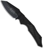 Microtech Tactical Select Fire Knife Manual Folder (3.5" Black Plain) 129-1T