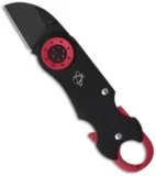 Mantis Caliper Folding Keychain Knife (1" Black) B-6