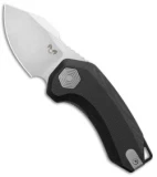 Damned Designs Ghoul Liner Lock Knife Black G-10 (2" SW)