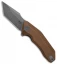 Damned Designs Yokai Liner Lock Knife Tan G-10 (3.5" SW)