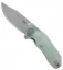 Damned Designs Cerberus Liner Lock Knife Jade G-10 (3.25" SW)