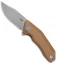 Damned Designs Cerberus Liner Lock Knife Tan G-10 (3.25" SW)