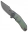Damned Designs Basilisk Liner Lock Knife Jade G-10 (3.5" SW)