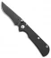 Toor Knives Chasm Frame Lock Knife Black Titanium (3" Black Recurve)