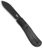 Pena Knives X-Series Exclusive Dogleg Jack Knife Black Micarta (3" Black M4)