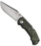 Viper Knives Turn Lockback Knife Yellow Carbon Fiber (3" Satin) V5988FMY