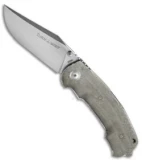 Viper Knives Turn Lockback Knife Green Canvas Micarta (3" Satin) V5988CG