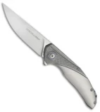 Viper Knives Anso Orso 2 Frame Lock Knife 3D Titanium SW (3.4" Satin) V5996TI3D