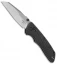 Hogue Knives Deka Wharncliffe ABLE Lock Knife Black Polymer (3.25" Tumble) 24369