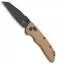 Hogue Knives Deka Wharncliffe ABLE Lock Knife FDE Polymer (3.25" Black) 24367