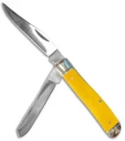 Cold Steel Mini Trapper Slip Joint Knife Yellow Bone (2.7" Satin)