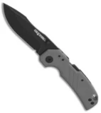 Cold Steel Drifter ATLAS Lock Knife Clip Point Gray G-10 (3" Black SW AUS-10A)