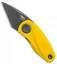 Bestech Knives Tulip Liner Lock Knife Yellow G-10 (1.3" Gray ) BG38F