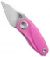 Bestech Knives Tulip Liner Lock Knife Pink G-10 (1.3" Satin/SW) BG38E