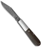 Boker Barlow Sherman Damast Slip Joint Knife Green Micarta (2.5" Damascus)