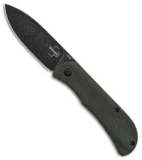 Boker Plus Exscalibur Micarta Mini Frame Lock Knife Green (2.7" Black ) 01BO367