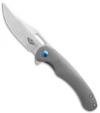 Olight Oknife Splint Frame Lock Knife Titanium (3" Satin S35VN)